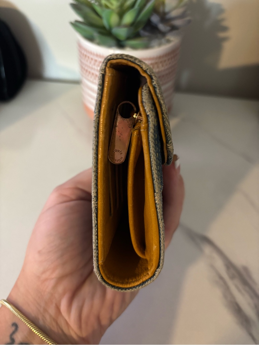 Louis Vuitton Denim Amelia Wallet - Picture 4 of 8